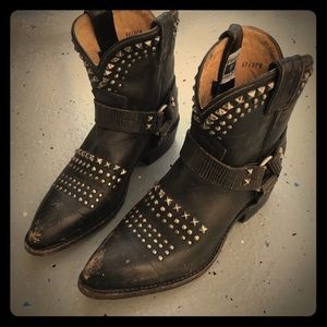 FRYE billy biker shirt boot 7.5